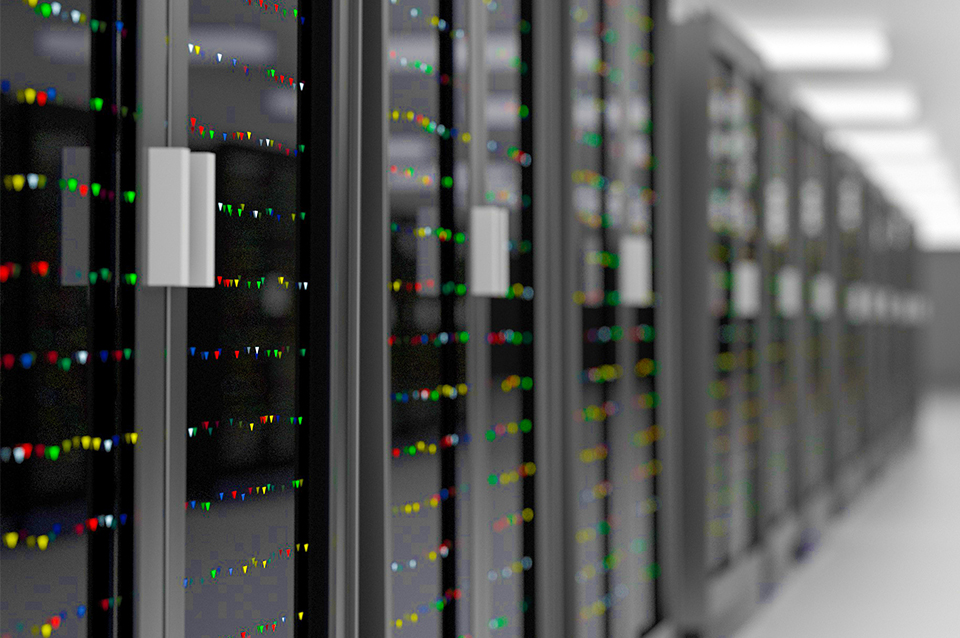 Data center server room