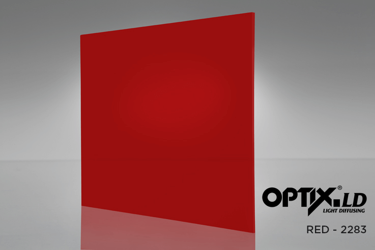 2283 Red LD-2 optix-ld-light-diffusing-acrylic_red---2283-ld
