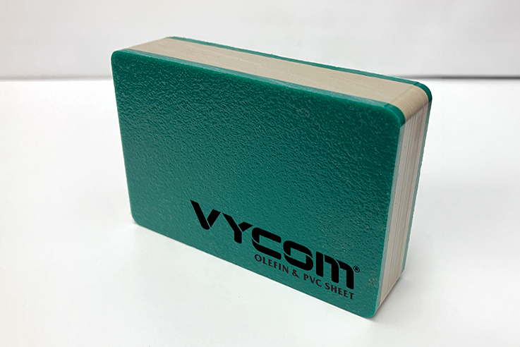 VYCOM-PLAYBOARD-Green-Beige-Green VYCOM PLAYBOARD Polycarve Green Beige Green